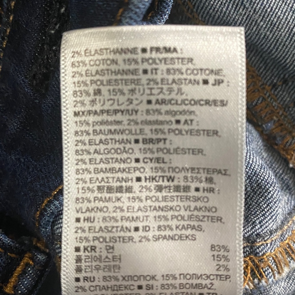 Gap 1969 JEANS (GAP FOR GOOD) 32R EASY LEGGINGS (stretchy) - Picture 7 of 8